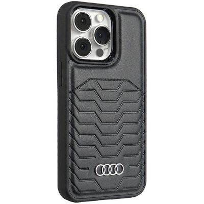 2. Audi Synthetic Leather case with MagSafe for iPhone 15 Pro - black