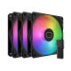 Cooler Master SickleFlow Edge 120 ARGB 3-Pack Fan Kit Computer Case Fan 12 cm Black 1 pc.