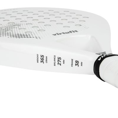 8. VIRTUFIT PADEL CONTROL RACKET - WHITE AND BLACK