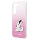 6. Karl Lagerfeld Choupette Eat Case for Samsung Galaxy S22+ - Pink