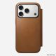 5. Nomad Modern Leather Folio Cell Phone Case 16 cm (6.3") Tan/Light Brown