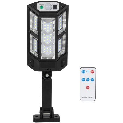 4. SOLAR STREET LAMP 43LED + REMOTE CONTROL MOTION AND DUSK SENSOR