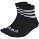 2. adidas 3-Stripes Cushioned Sportswear Mid-Cut Socks 3 Pairs IC1317