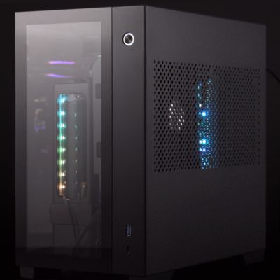 7. RAIJINTEK PAEAN Mini Mini Tower Black