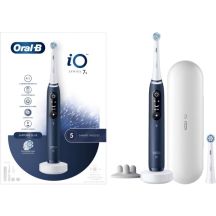 Oral-B iO 7S - Adult - Vibrating Toothbrush - Daily Care - Deep Clean - Gum Care - Sensitive - Whitening - Blue - White - 2 min - Blue (613115)