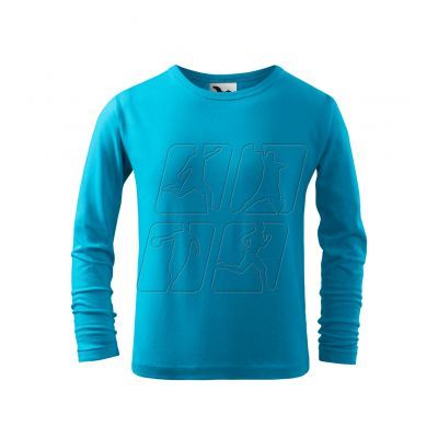 2. Malfini Fit-T LS Jr T-shirt MLI-12144 turquoise