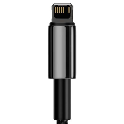 8. Baseus Tungsten USB - Lightning cable 2.4 A 1 m black (CALWJ-01)