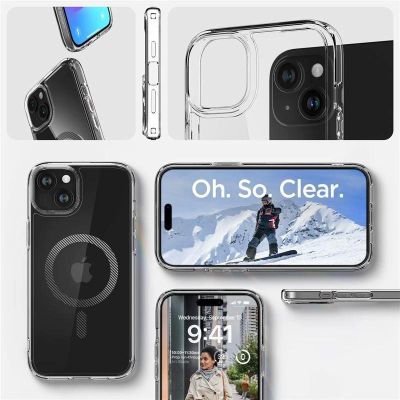 7. Spigen Ultra Hybrid MagSafe case for iPhone 15 Plus - carbon