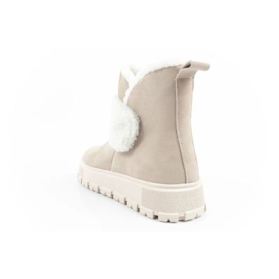 5. Lee Cooper women's boots winter boots fashionable sheepskin insulated leather beige