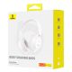 7. Baseus Bass 30 Max Wireless On-Ear Bluetooth 5.3 Headphones - White