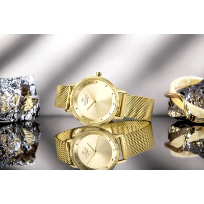 7. Giewont Sapphire Gold Women's Watch GW4130-B2