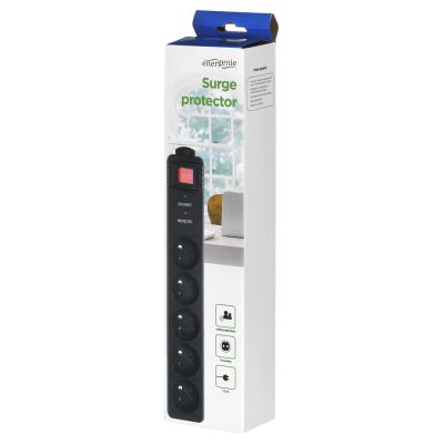 8. ENERGENIE SPF5-C-5 power strip (5 x UTE; 1.5 m; black)