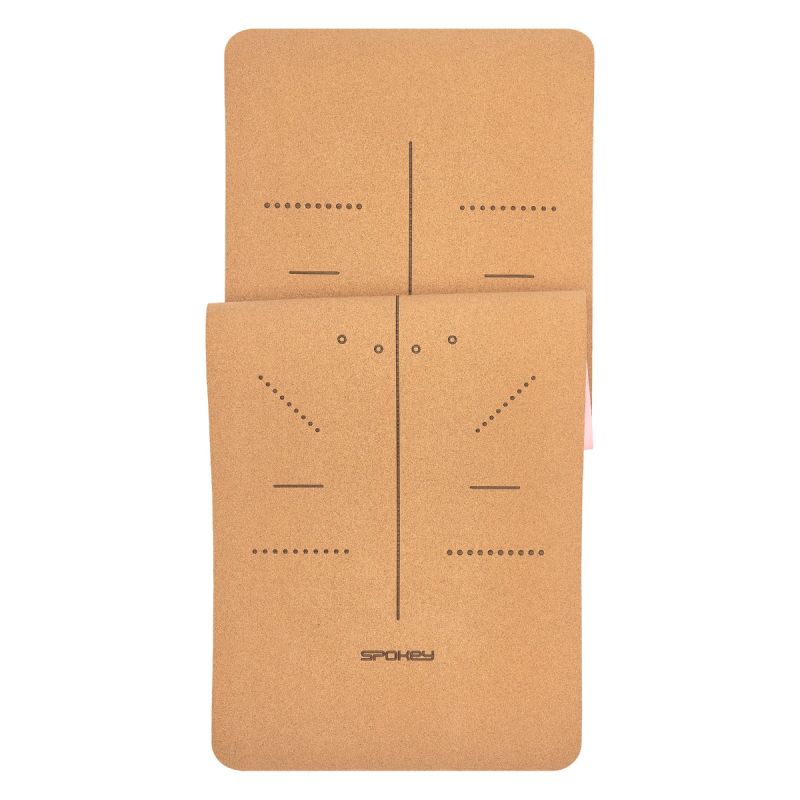 4. Spokey SAVASANA Cork Fitness Mat for Exercise and Yoga