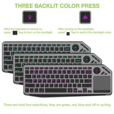 15. TECHLY WIRELESS DUAL BT/RF TOUCH KEYBOARD
