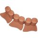 25. GARDEN PALISADE LAWN EDGE 302CM IPAL 6 TERRACOTTA