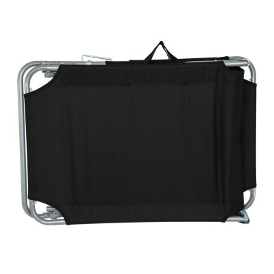 15. FOLDABLE CAMPING BED BLACK