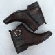 7. Women's leather ankle boots with buckle brown Remonte Rieker D0F81-25