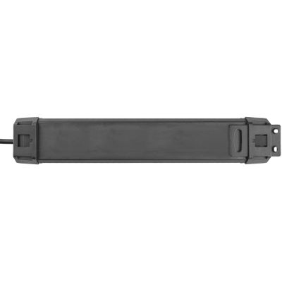 11. Brennenstuhl 1951560101 5 m power strip 6 x network sockets Indoor Black, Gray