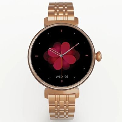 5. HiFuture Aura Women's Smartwatch - Rose Gold