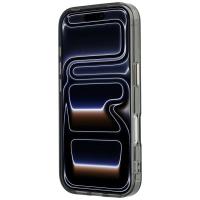 6. Guess IML Ring Stand 360 Script Metal Logo MagSafe Case for iPhone 17 Pro / 18 Pro - Black