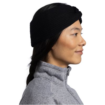 4. BUFF KNITTED HEADBAND NORVAL BLACK