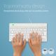 21. R-Go Tools Ergonomic R-Go Compact Break Keyboard, with Break Software, QWERTZ (DE), Wired, White