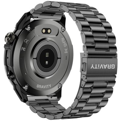 11. Smartwatch Gravity Black Strap + Bracelet GT46-2