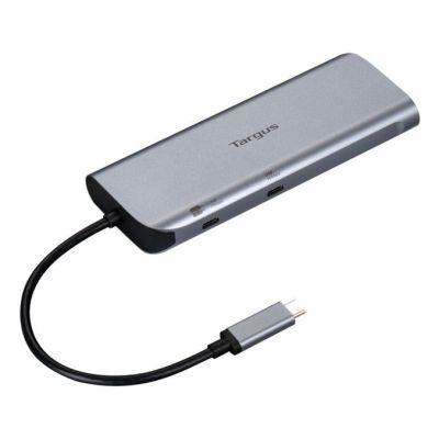 Targus DOCK427GL wired USB 3.2 Gen 2 (3.1 Gen 2) Type-C docking station, Grey