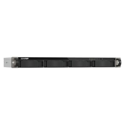 6. Qnap TS-433eU, 1U RACK, 4x 2.5"/3.5" SATA, ARM Cortex-A55 2.0GHz 4C, 4GB, 2x 2.5GbE, 2x USB 3.2, 60W adapter