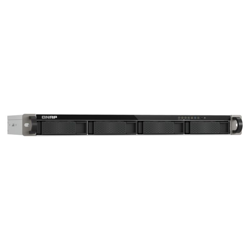 6. Qnap TS-433eU, 1U RACK, 4x 2.5"/3.5" SATA, ARM Cortex-A55 2.0GHz 4C, 4GB, 2x 2.5GbE, 2x USB 3.2, 60W adapter