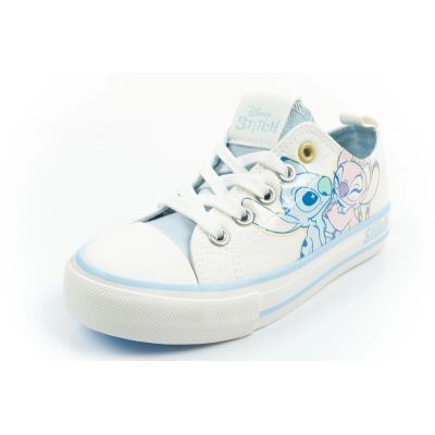 3. Leomil children's sports shoes Stitch sneakers comfortable light white