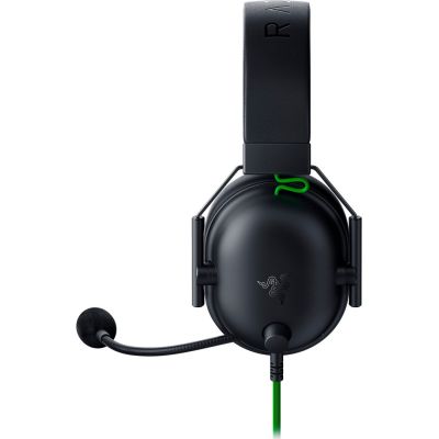 2. Razer Blackshark V2 X Wired Headband Gaming Headset Black, Green