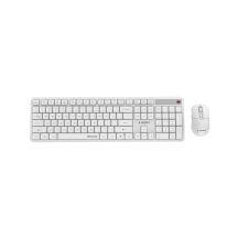 GEMBIRD WIRELESS KEYBOARD + MOUSE SET SILENT KEY PRO BUSINESS, WHITE, US LAYOUT