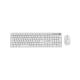 GEMBIRD WIRELESS KEYBOARD + MOUSE SET SILENT KEY PRO BUSINESS, WHITE, US LAYOUT