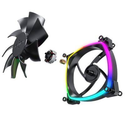8. Montech AX120 PWM ARGB fan, 3 pcs., - 120mm