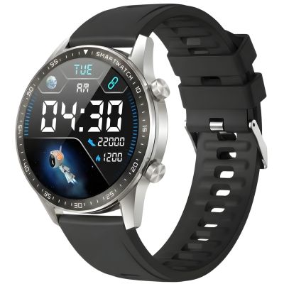 5. Smartwatch Gravity Silver 2 Straps GT10-8