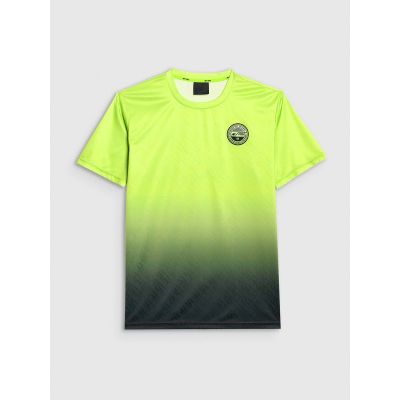8. Men's quick-drying T-shirt with print 4F x Robert Lewandowski 4F RL9SAW25TTSHM3358-45N