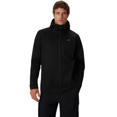 Men’s Softshell Jacket 4F M646 Deep Black 4FWAW26TSOFM646 20S
