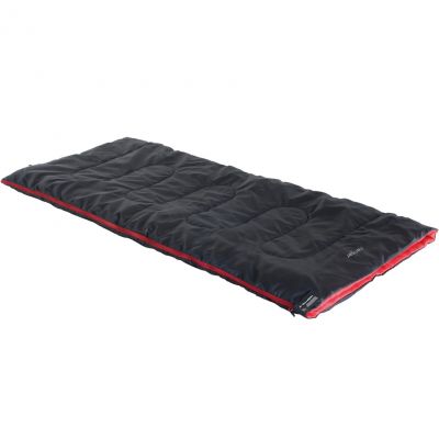 High Peak Ranger Sleeping Bag (180x75cm) Navy/Red L-zip 26030