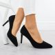 2. Black suede stiletto pumps Sergio Leone 1339