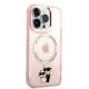 4. Karl Lagerfeld Iconic Karl&Choupette MagSafe Case for iPhone 14 Pro Max - Pink