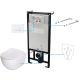 6-in-1 concealed toilet set