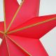 4. DECORATIVE HANGING PAPER STAR FSC 18x60CM RED 7 ARMS MICA