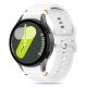 Tech-Protect Silicone Sport Strap for Samsung Galaxy Watch 4 / 5 / 5 Pro / 6 / 7 / FE - White
