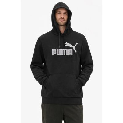2. Puma men's black fashionable cotton kangaroo sports hoodie
