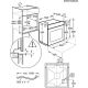 8. Electrolux EOF6P76BZ SurroundCook 700 72 l electric oven | pyrolysis | thermoprobe | convection | black