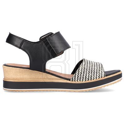 18. Leather wedge sandals Remonte W RKR646