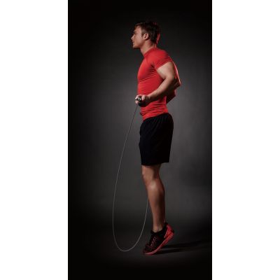 7. Speed skipping rope with 2 x 100g weights BK 256