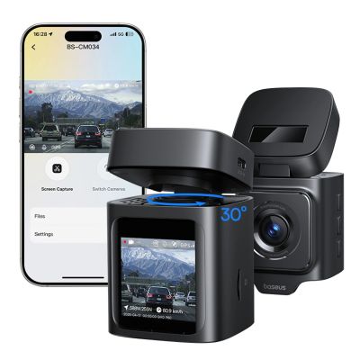 Baseus PrimeTrip VD1 Pro 4K Car Dash Cam - Black