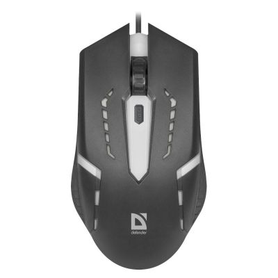 3. DEFENDER HIT MB-601 Optical LED Mouse 1200 DPI 4P 52601